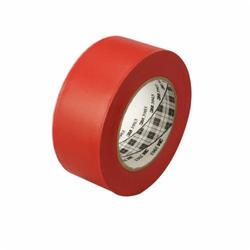 3M™ 051131-06992 General Purpose Duct Tape, 50 yd L x 2 in W, 6.5 mil THK, Rubber Adhesive, Embossed Vinyl Backing, Red