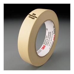 3M™ 048011-58038 General Purpose Masking Tape, 55 m L x 48 mm W, 4.7 mil THK, Natural Rubber Adhesive, Crepe Paper Backing