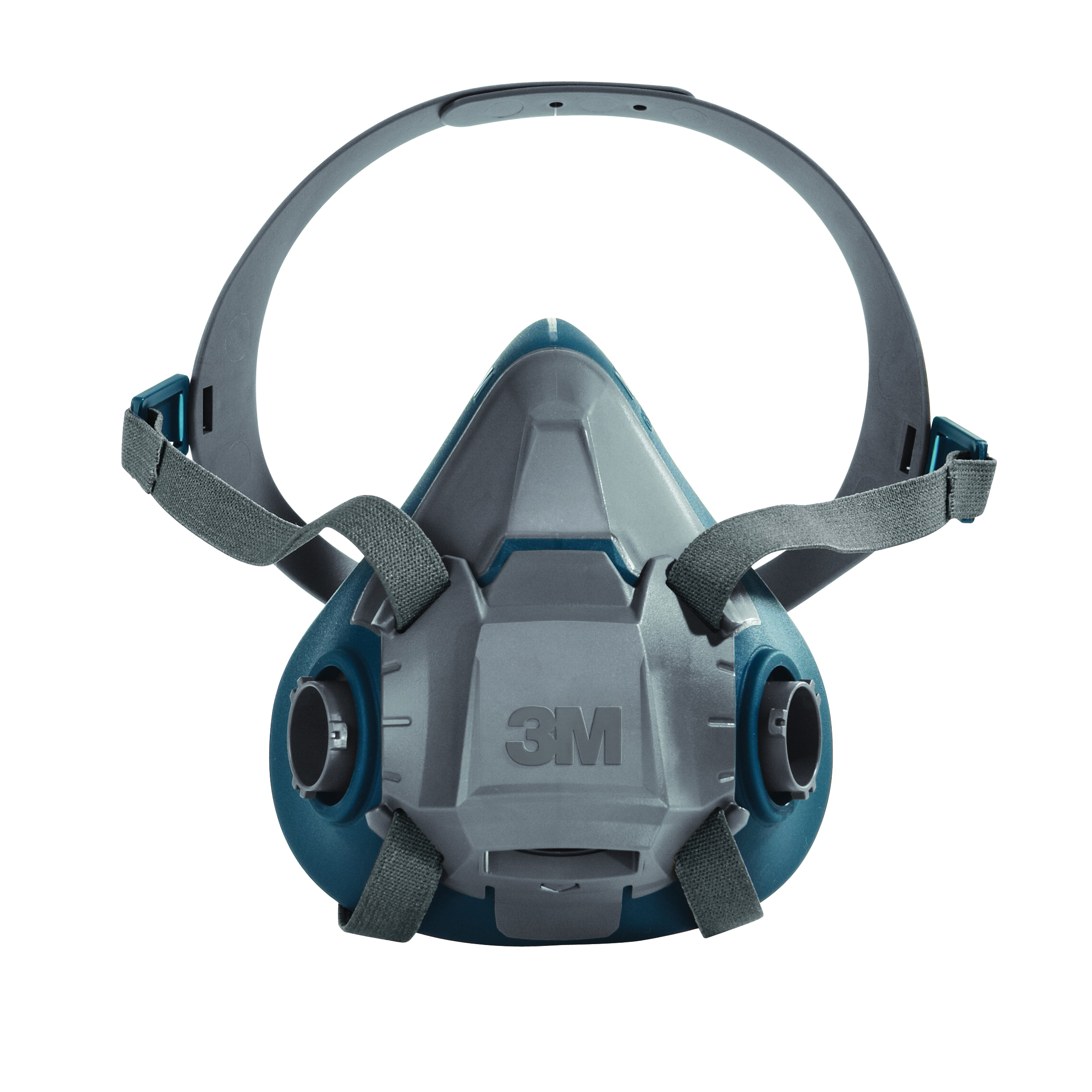 3M™ 051131-49487 6501 Probed Reusable Half Facepiece Respirator, S, 4-Point Suspension, Bayonet Connection, Resists: Gases and Vapors