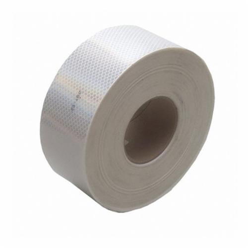Diamond Grade™ 051138-67537 Conspicuity Marking Tape, 150 ft L x 2 in W x 0.014 to 0.018 in THK, White