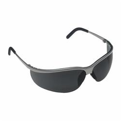 3M™ Metaliks™ 078371-10151 Sport Value Range Protective Eyewear, Anti-Fog, Gray Lens, Half Framed Frame, Brushed Nickel, Metal Frame, Polycarbonate Lens, ANSI Z87.1-2015, CSA Z94.3