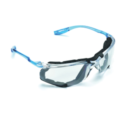 3M™ 078371-11872 Economy, Anti-Fog, Clear Lens, Frameless/Wrap Around Frame, Clear, Plastic Frame, Polycarbonate Lens, ANSI Z87.1-2015, CSA Z94.3