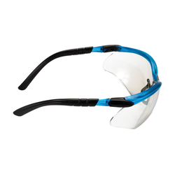 3M™ BX™ 078371-62046 Bi-Focal Lens Lightweight Reader Protective Eyewear, 1.5 Diopter, Clear Lens, Black/Silver, Plastic Frame, Polycarbonate Lens, 99.9 % UV Protection, ANSI Z87.1-2015, CSA Z94.3-2007