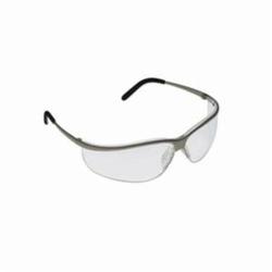 3M™ Metaliks™ 078371-62355 Sport Protective Eyewear, Anti-Fog, Clear Lens, Half Framed Frame, Brushed Nickel, Metal Frame, Polycarbonate Lens, ANSI Z87.1-2015, CSA Z94.3-2007