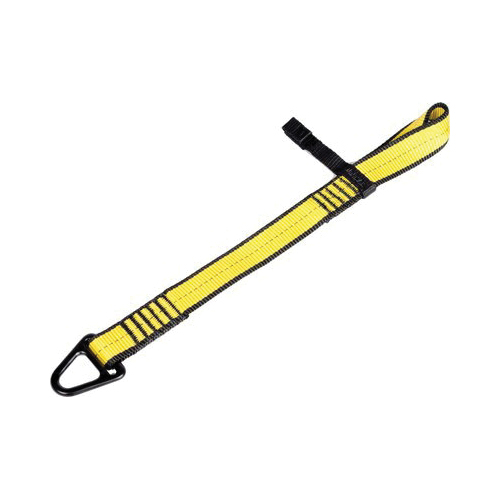 3M DBI-SALA Fall Protection 1500013 Medium Duty Single Wing Tool Cinch, V-Ring Attachment Point, 35 lb Capacity, For Use With Impact Wrenches, Band Saws and Drills, Yellow