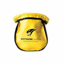 3M DBI-SALA Fall Protection 1500122 Python Safety® Small Parts Pouch, Vinyl, Yellow, For Use With Belt or Harness Attachment