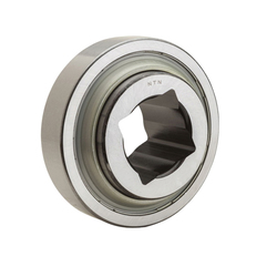 BCA® DC208TT5 DC Series Type 5 Square Bore Farm Implement Bearing, Cylindrical Bearing, 29.972 mm Dia Bore, 80 mm OD, 36.5 mm W, 29100 N Load