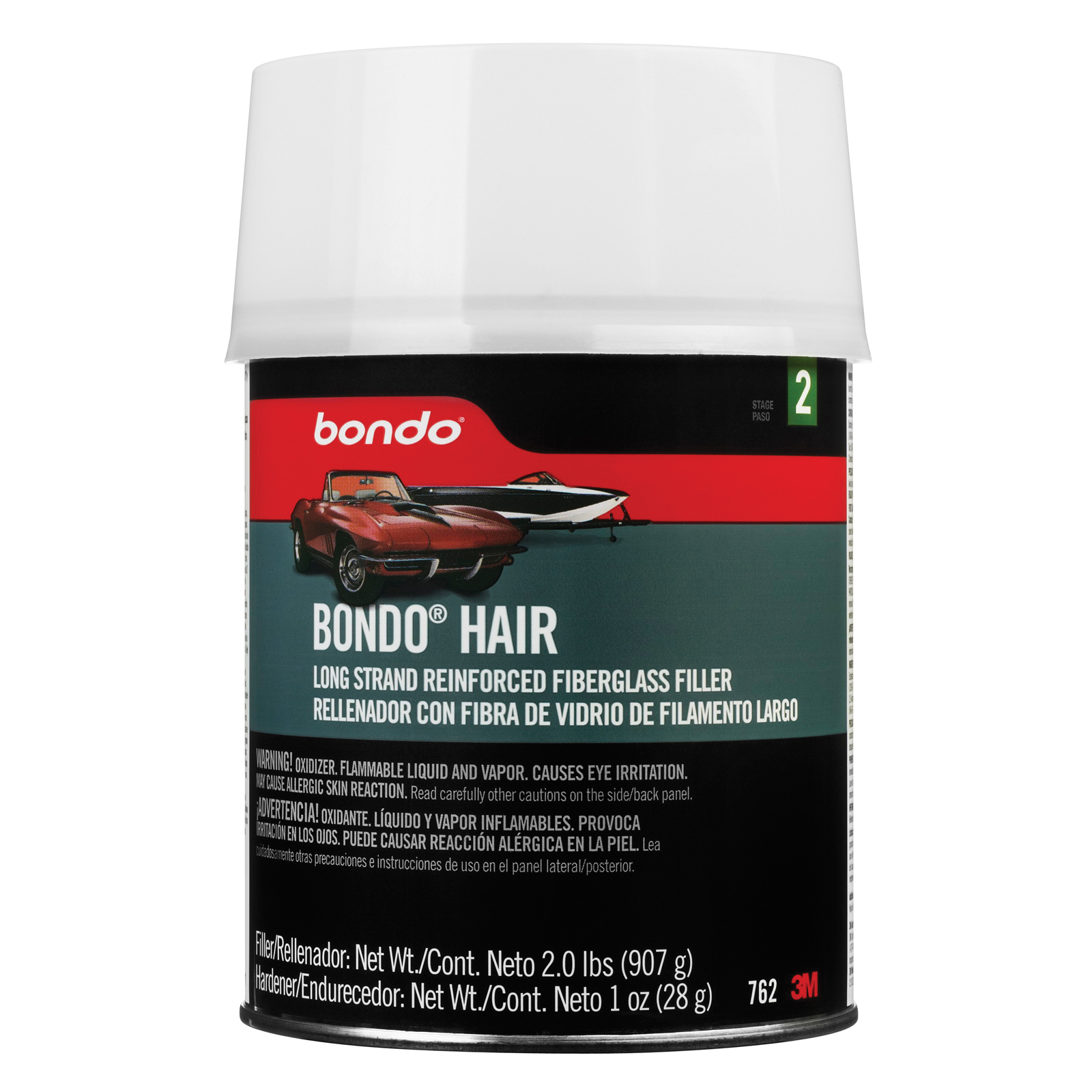 Bondo 076308 00762 2 Component 2 Part Long Strand Fiberglass