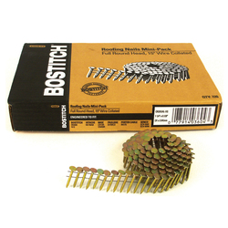 Bostitch® CR3DGAL-SQ Mini-Pack Roofing Nail, 1-1/4 in L, 15 ga, Galvanized