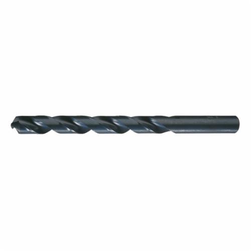 Chicago-Latrobe® 45619 150ASP Heavy Duty Jobber Length Drill Bit, 19/64 in Drill - Fraction, 0.2969 in Drill - Decimal Inch, 135 deg Point, HSS, Black Oxide