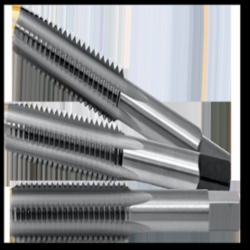 Cle-Line® C62080 404 Standard Straight Flute Straight Shank Hand Tap Set, Right Hand Cutting, Bottoming/Plug/Taper Chamfer, H3 Thread Limit