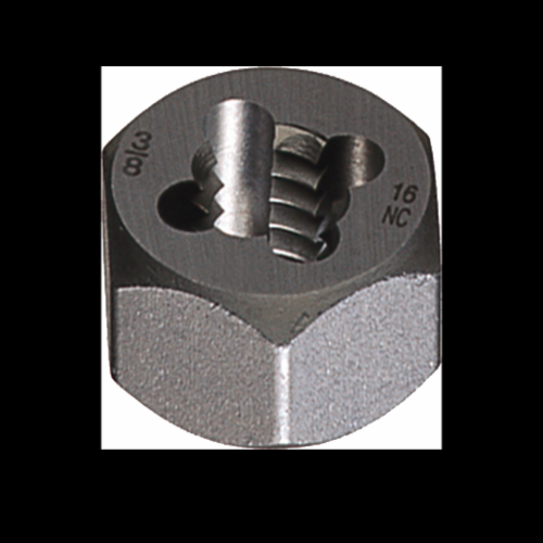 1//2/"-13 CARBON STEEL HEXAGONAL RE-THREADING DIE