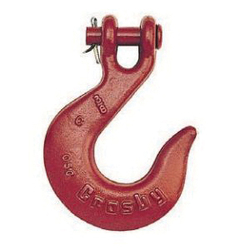 Crosby® 1027560 A-331 Slip Hook, 3/8 in Trade, 5250 lb Load, Clevis Attachment, Forged Alloy Steel