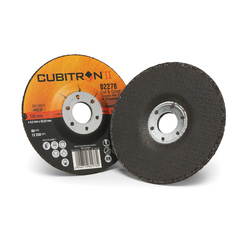 Cubitron™ II 046719-82278 Type 27 Cut-Off Wheel, 5 in Dia x 1/8 in THK, 7/8 in Center Hole, 36 Grit, Precision Shaped Ceramic Abrasive