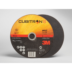 Cubitron™ II 051115-66527 Straight Cut-Off Wheel, 6 in Dia x 0.045 in THK, 7/8 in Center Hole, 60 Grit, Ceramic Abrasive