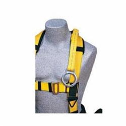 3M DBI-SALA Fall Protection 1231117 D-Ring Extension, For Use With Harness, 1-1/2 ft L, Zinc Plated Steel Anchor Hook/Polyester Web Lanyard, Yellow