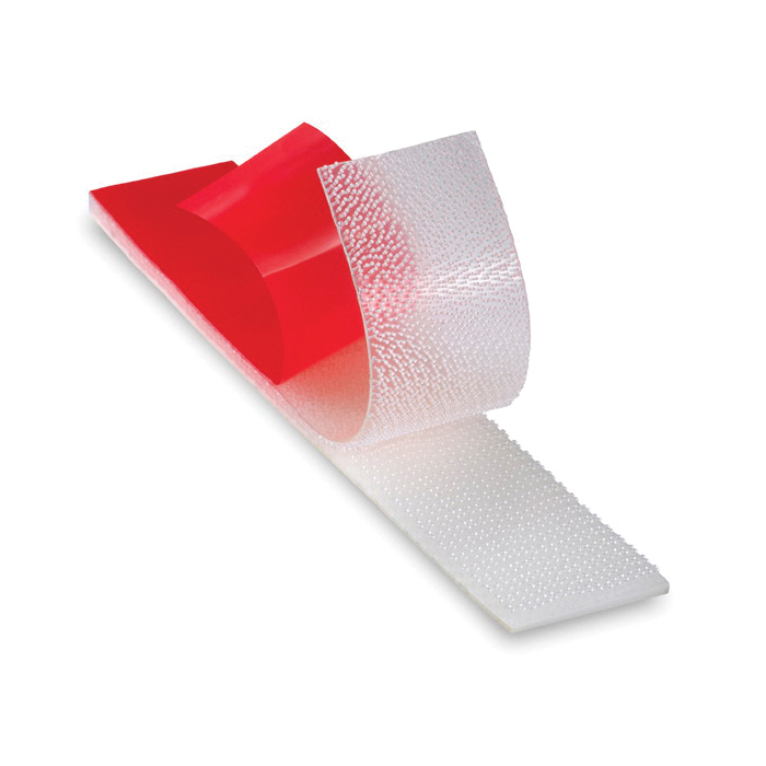 low profile hook and loop tape