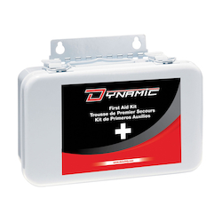 Dynamic™ FAKCSAT1BM Bulk First Aid Kit, Portable/Wall Mount, 16 Components, Metal Case, 5 in H x 7-1/2 in W x 3-1/2 in D