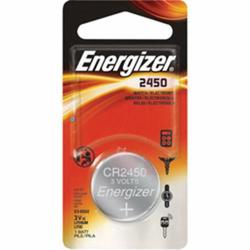 Energizer® ECR2450BP Coin Battery, Lithium Manganese Dioxide (Li/MnO2), 3 V Nominal, 620 mAh Nominal, 2450