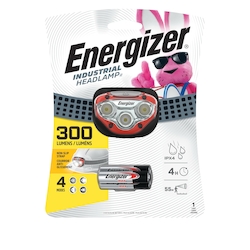Energizer® HDBIN32E Vision HD Hands-Free Headlight, LED Bulb, Plastic Housing, 150 Lumens, 3 Bulbs