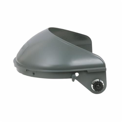 Fibre-Metal® by Honeywell F4400 High Performance Faceshield Headgear, Gray, Noryl, For Use With Attaches To E2Q, P2HNQ Series Hard Hats, Ratchet Suspension Adjustment