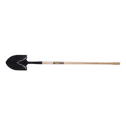 Garant® Cougar® 81209 Shovel, Tempered Steel Blade, 11-1/2 in L x 8-3/8 in W, Round Blade Point, 48 in L Handle