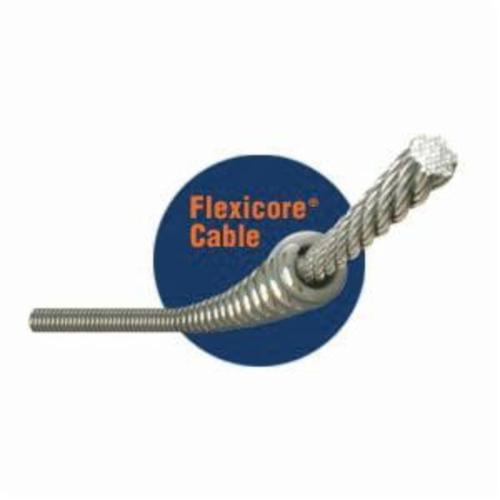 General Pipe Cleaners Flexicore 25he1 Replacement Cable With El Basin Plug Head 1 4 In Dia For Use With Super Vee And Power Vee Drain Cleaner Source Atlantic
