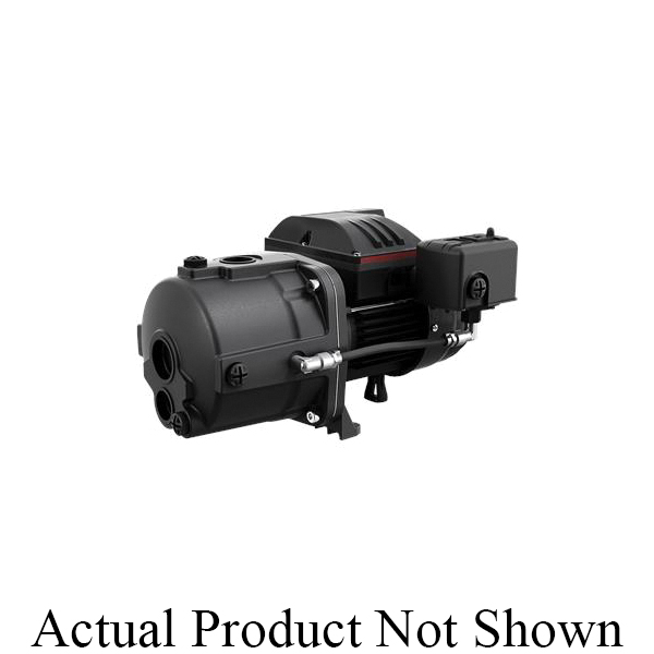 Grundfos 97855081 JP Series 1-Stage Centrifugal Jet Pump, 1 in NPT Inlet x 1 in NPT Outlet, 1 ph, 3/4 hp, Cast Iron