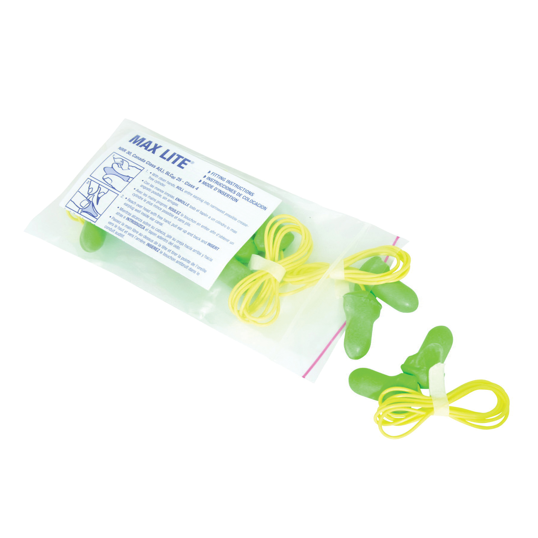 HONEYWELL HOWARD LEIGHT LPF-30 Max Lite® Corded Ear Plugs 30dB Rated,