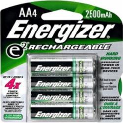 Energizer® NH15BP-4 Rechargeable Battery, NiMH, 1.2 VDC Nominal, 2300 mAh Nominal, AA