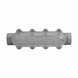 Crouse-Hinds Condulet® EKC60 Type-C Conduit Outlet Body With Cover, 2 in Hub, Feraloy® Iron Alloy