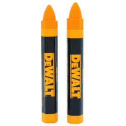 DeWALT® DWHT72721 Lumber Crayons, 1/2 in Round Tip, Yellow