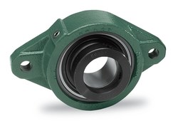 F2B-SC-107 Dodge® 124278 207 Normal Duty Non-Expansion Single Lip Flange Mount Ball Bearing Unit, 1-7/16 in Dia Bore, 5.12 in L Bolt Center-to-Center, 2-Bolt Base Flange Mount, 6.13 in OAL/Dia