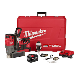 Milwaukee® M18™ FUEL™ 2787-22HD Magnetic Drill Kit, 3/4 in Chuck, 18 VDC, 400/690 rpm No-Load, Lithium-Ion Battery