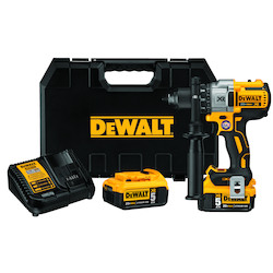 DeWALT® 20V MAX* MATRIX™ XR™ DCD991P2 3-Speed High Performance Premium Cordless Drill/Driver Kit, 1/2 in Chuck, 20 VDC, 0 to 450/0 to 1300/0 to 2000 rpm No-Load, 6-7/8 in OAL, Lithium-Ion Battery