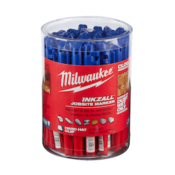 Milwaukee® 48-22-3180 Point Marker, 5-1/2 in Fine Tip, Plastic, Blue Ink/Red