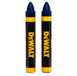 DeWALT® DWHT72719 Lumber Crayons, 1/2 in Round Tip, Blue