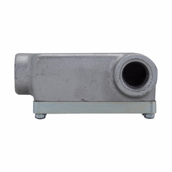 Crouse-Hinds Condulet® OELR1 OE Series Conduit Outlet Body With Cover, LR Body, 1/2 in Hub, Feraloy® Iron Alloy