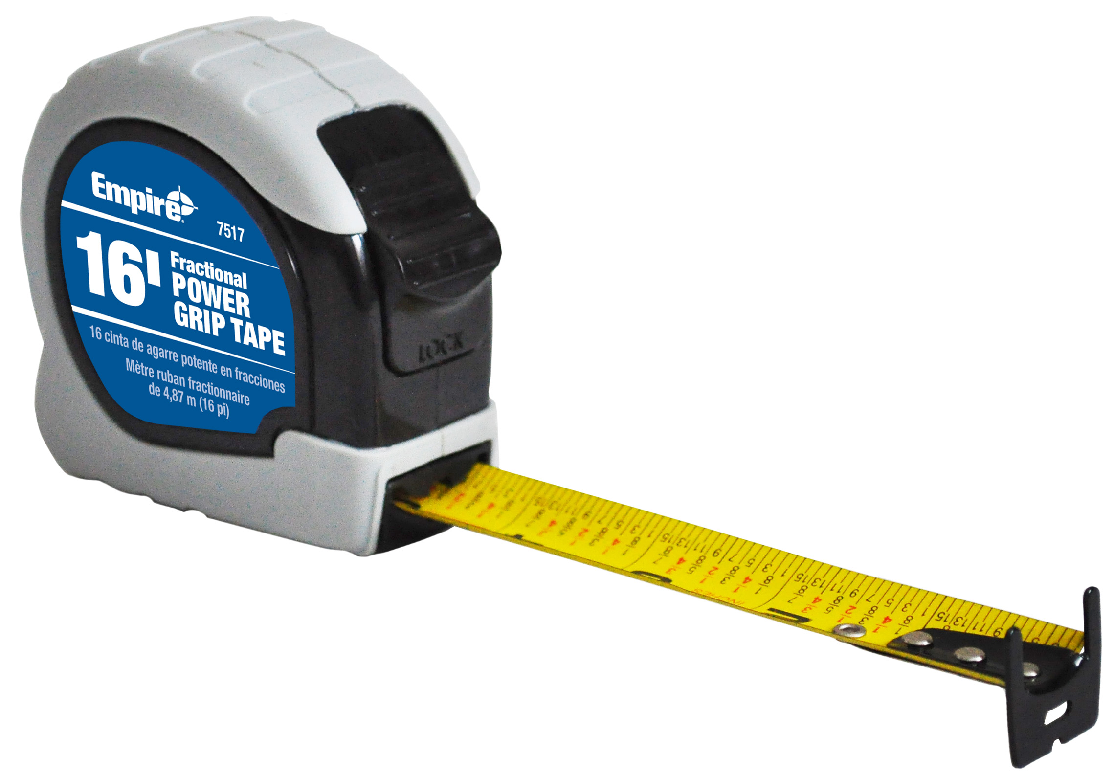 Milwaukee Empire 7517 Powergrip Measuring Tape 16 Ft L X 3 4 In W Blade Steel Blade 1 16 In Graduation Source Atlantic