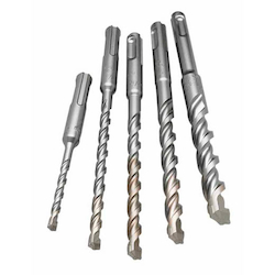 Milwaukee® Magnum™ 48-20-7490 Rotary Hammer Drill Bit Set, 5 Pieces, For Use With 3/16 in, 1/4 in Concrete Screw, Hex Washer Head and Flat Head Screw, Carbide