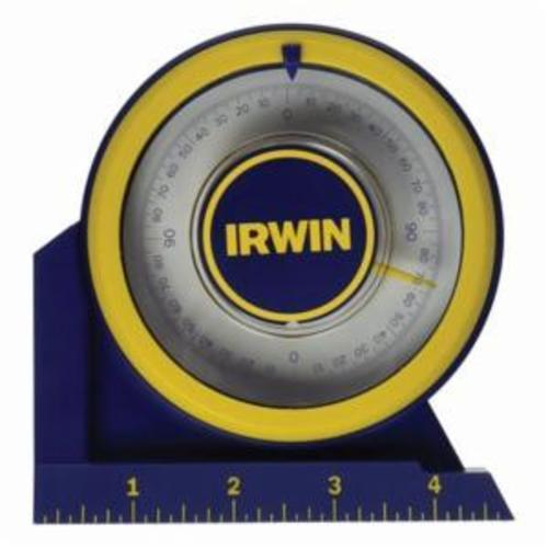 Irwin® 1794488 Magnetic Angle Locator, 7.48 in OAH, ABS, Blue/Yellow