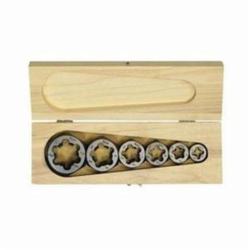 Irwin® Hanson® 1922ZR Re-Threading Die Set, 6 Pieces, 1/8-27 to 1-11-1/2, NPT Thread, Hexagon Die, High Carbon Steel