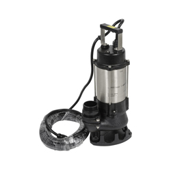 JET 290784 Submersible Trash Pump, 59 gpm Flow Rate, 2 in MNPT Outlet, 1, 1/2 hp, 304 Stainless Steel Casing and Rotor Shaft/Buna-N Lip Seal and O-Ring/Cast Iron Volute
