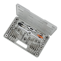 40 PC Metric H.S.S. Tap and Alloy Die St