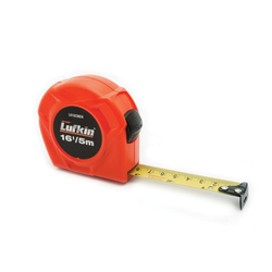 CRESCENT Lufkin® L616CMEN L600 Tape Measure, 16 ft L x 3/4 in W Blade, Steel Blade, 1/16 in Graduation