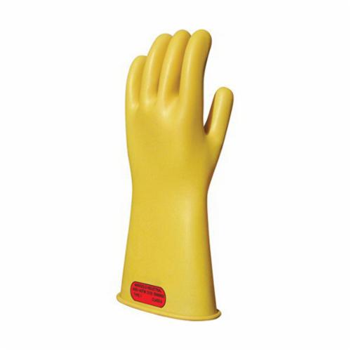 Marigold® 51205 Insulating Electrical Gloves, SZ 10, Natural Rubber, Yellow, 11 in L, ASTM Class