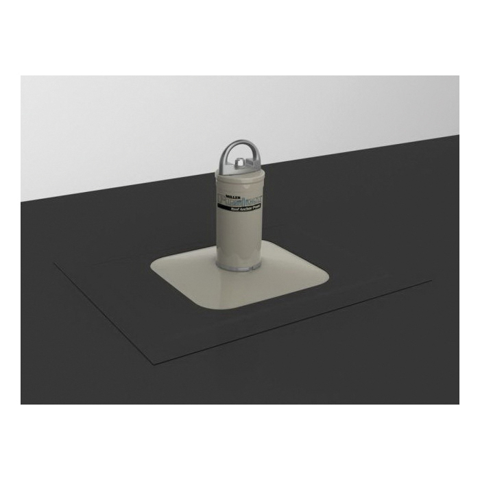 Miller By Honeywell X10030 Fusion Single Point Roof Anchor Post With Base Plate 23 In L X 16 In W X 15 In D Stainless Steel Cast Aluminum Source Atlantic