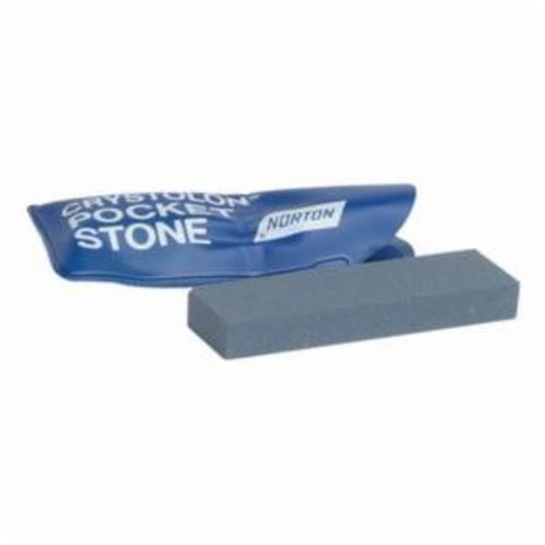 Norton® Crystolon® 61463690703 JP14 Pocket Stone With Case, 3 in L x 7/8 in W x 3/8 in H, 280 Grit