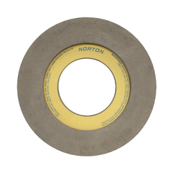 Norton® 66253222850 57A Centerless Feed Wheel, 12 in Dia x 8 in W, 5 in Hole, Type 7, 80 Grit