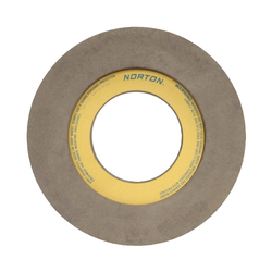 Norton® 66253322196 57A Centerless Feed Wheel, 14 in Dia x 20 in W, 6 in Hole, Type 7, 80 Grit